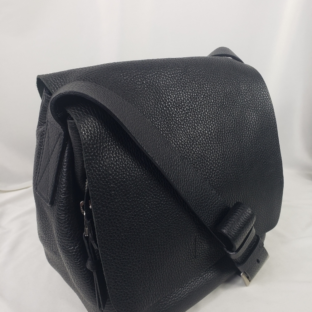 Peter Kent Pebble Leather Crossbody Shoulder Bag